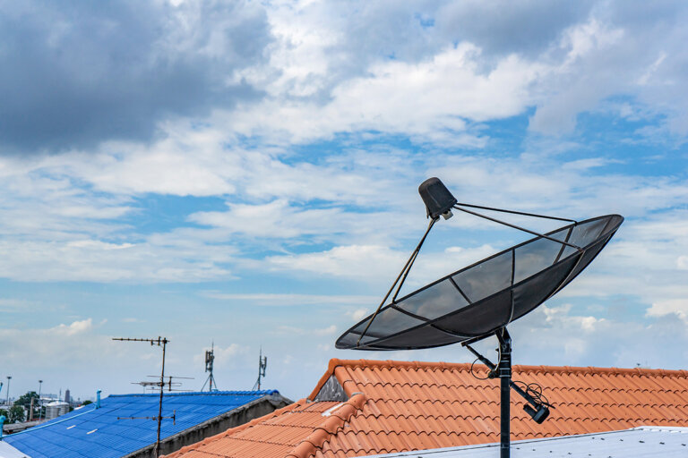 antena parabólica