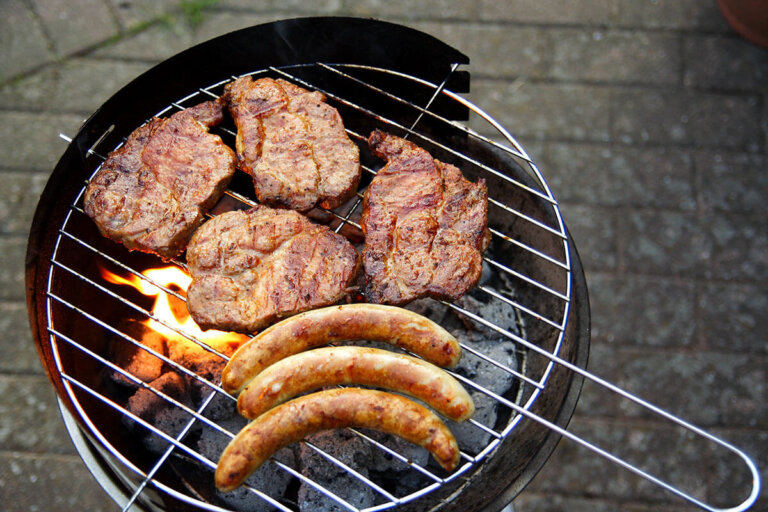 barbacoa de columna