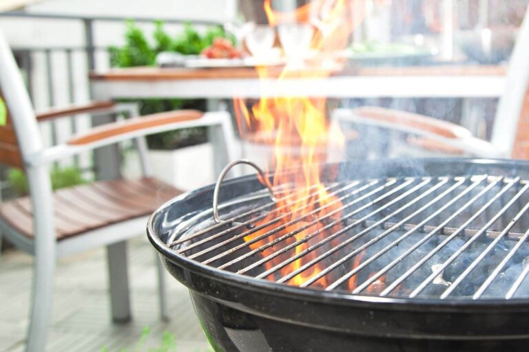 barbacoa para balcón