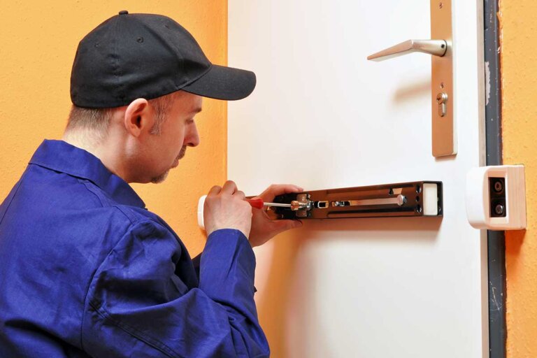 barra transversal para puerta