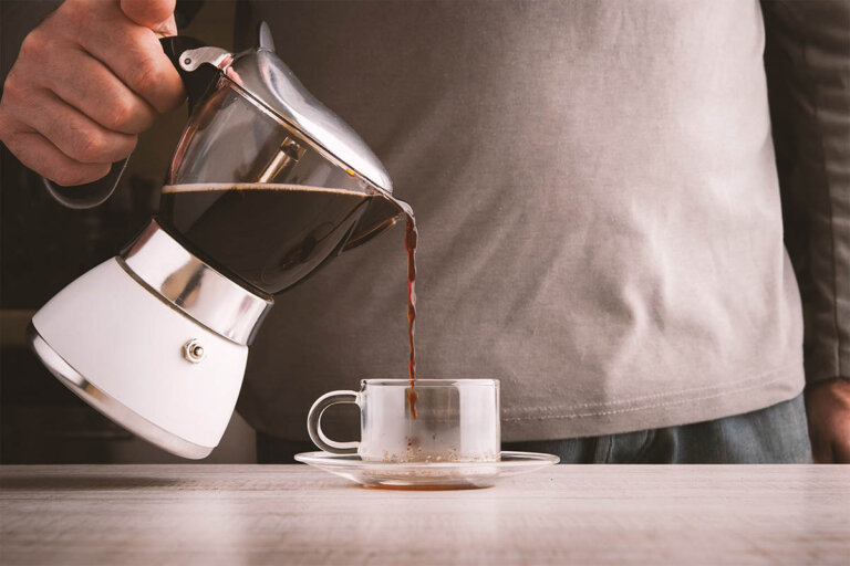 cafetera italiana eléctrica