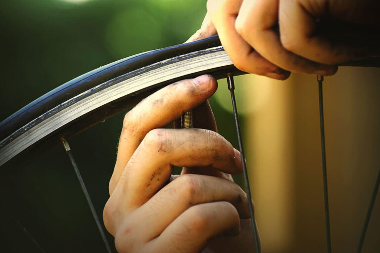 cámara de aire para bicicleta