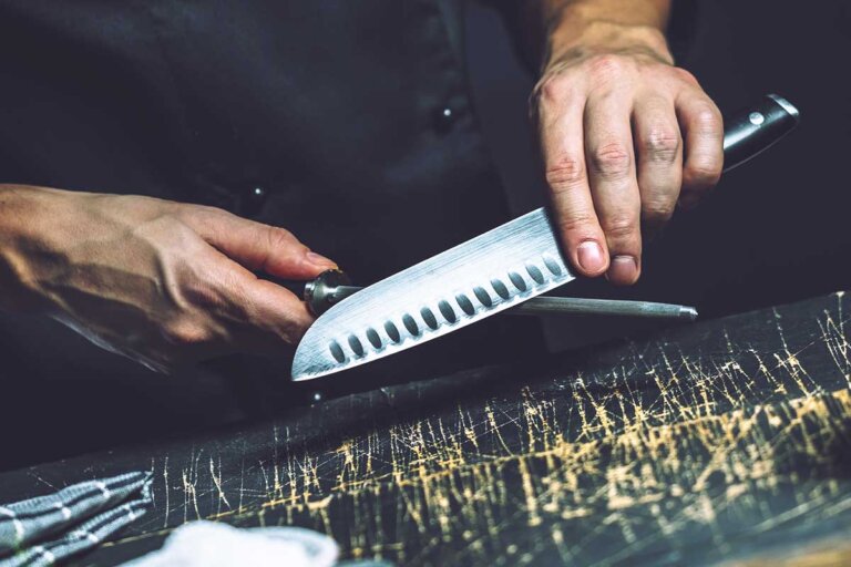 cuchillo Santoku