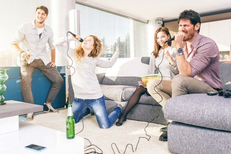 máquina de karaoke