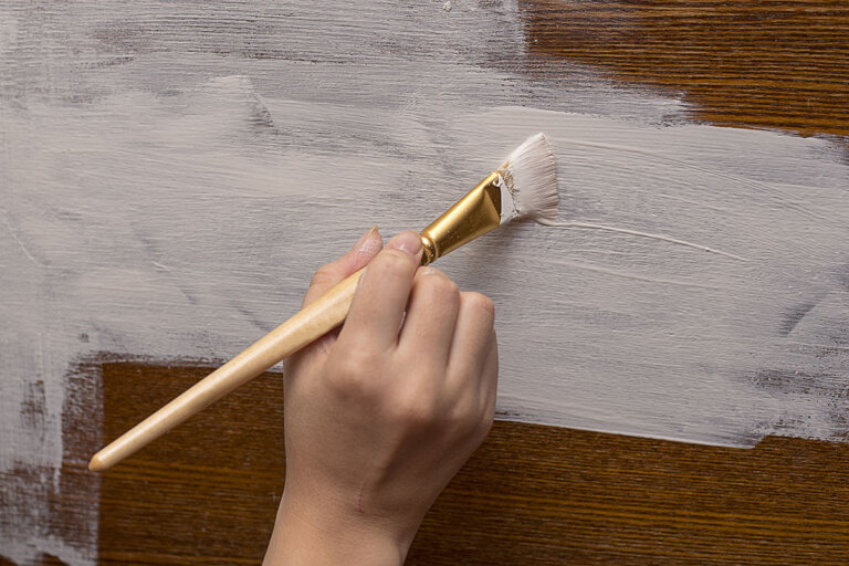 pintura a la tiza