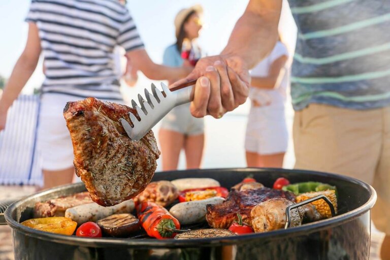 pinzas para barbacoa