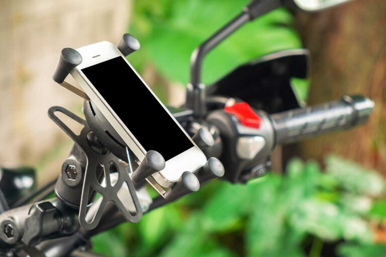 soporte de móvil para moto